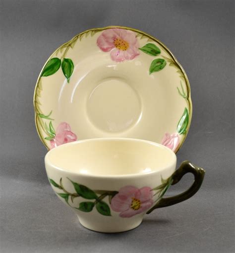 Franciscan Vintage Dinnerware Desert Rose Tea or Coffee Cup & Saucer