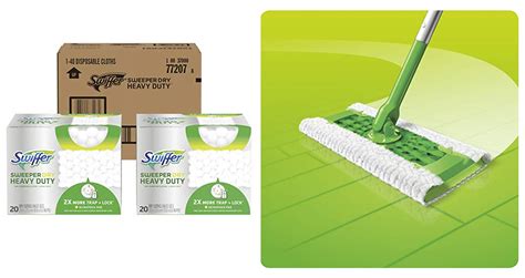 40ct Swiffer Sweeper Heavy Duty Dry Sweeping Cloths $5.01 (Reg $15.99) - Amazon Add On ...