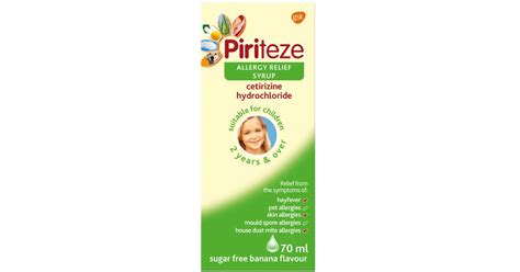 Piriteze Allergy Relief Syrup 70ml