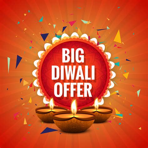 Diwali Festival Offer Big Sale Background Template Design 251809 Vector ...