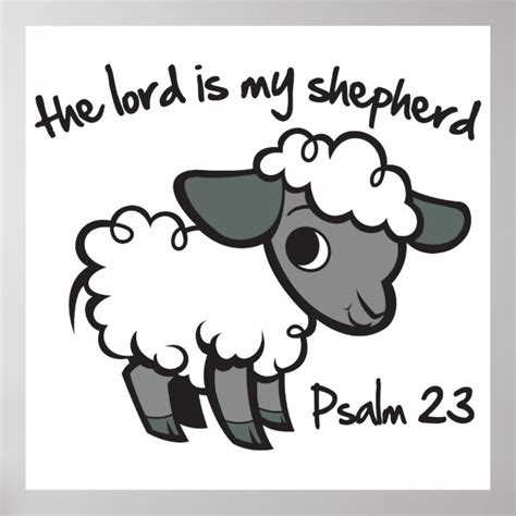 The Lord is my Shepherd Poster | Zazzle.com