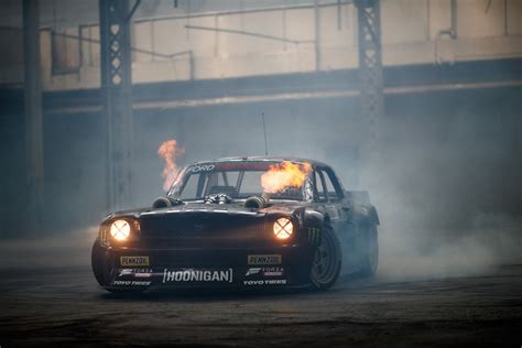 Hoonicorn V2 during the filming of Gymkhana 10 in Los Angeles | Etsy