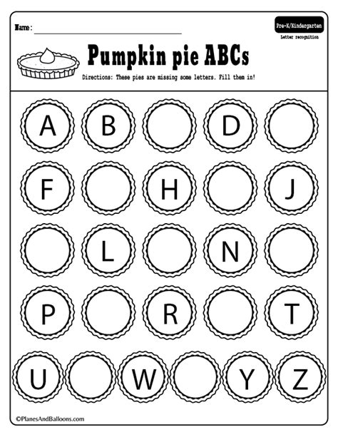 Free Printable ABC Kindergarten Activities for the Holiday Season