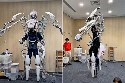 Skeletonics Exoskeleton Suit Turns You Into a Giant Robot - TechEBlog