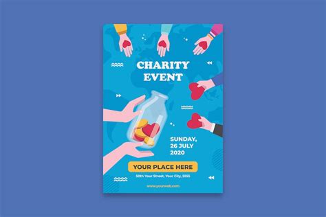 Charity Poster, Graphic Templates - Envato Elements