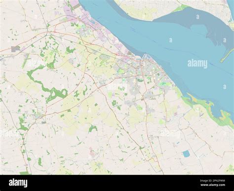 North East Lincolnshire, unitary authority of England - Great Britain. Open Street Map Stock ...