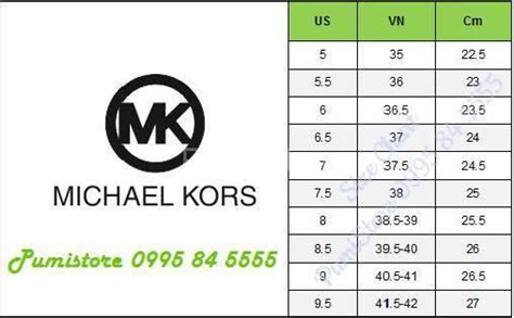 Michael Kors Shoe Size Chart Women