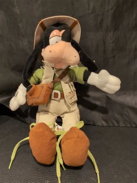 DISNEY ANIMAL KINGDOM Safari Goofy Beanie Plush Toy New $19.99 - PicClick