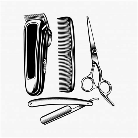 Barber equipment logo design bundle insp... | Premium Vector #Freepik # ...