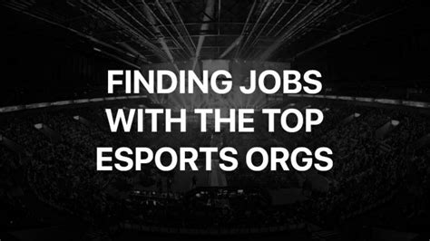 The world’s top esports teams and where they’re hiring