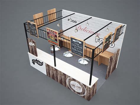 Food Festival Booth Design on Behance | Booth design, Event booth ...