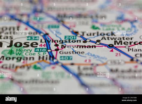 Newman california map hi-res stock photography and images - Alamy