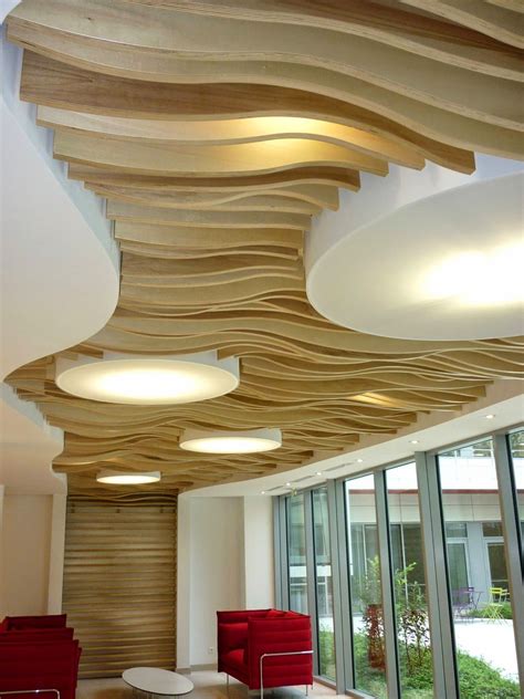 BATIMENT (BEPOS) 92 | Ceiling design modern, Ceiling design, Lobby design