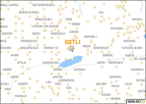 Kotli (Pakistan) map - nona.net