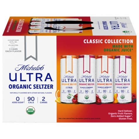 Michelob Ultra Classic Collection Organic Seltzer, 12 pk / 12 fl oz - QFC