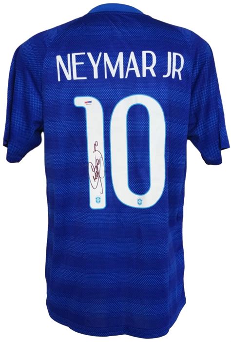 Neymar Jr. Signed Brazil Jersey (PSA LOA) | Pristine Auction