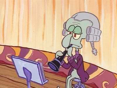 We all remember the clarinet playing squid. | Squidward clarinet, Clarinet, Squidward