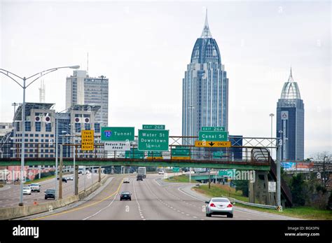 Downtown Mobile, Alabama, USA Stock Photo - Alamy