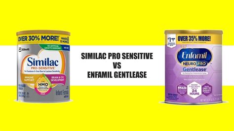 Similac Sensitive Vs Enfamil Gentlease The Differences, 47% OFF