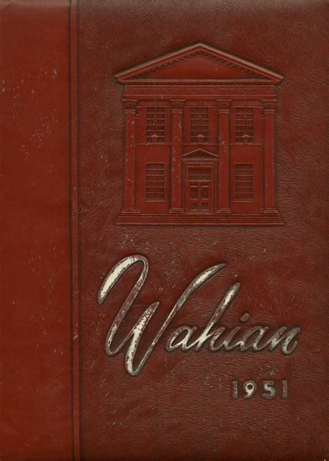 1951 yearbook from Waynesboro Area High School from Waynesboro, Pennsylvania for sale