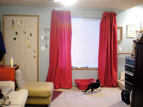 Here are my $12 curtains. | Each curtain panel: $3 twin flat… | Flickr