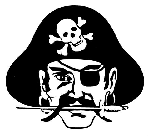 pirate face clipart - Clipground