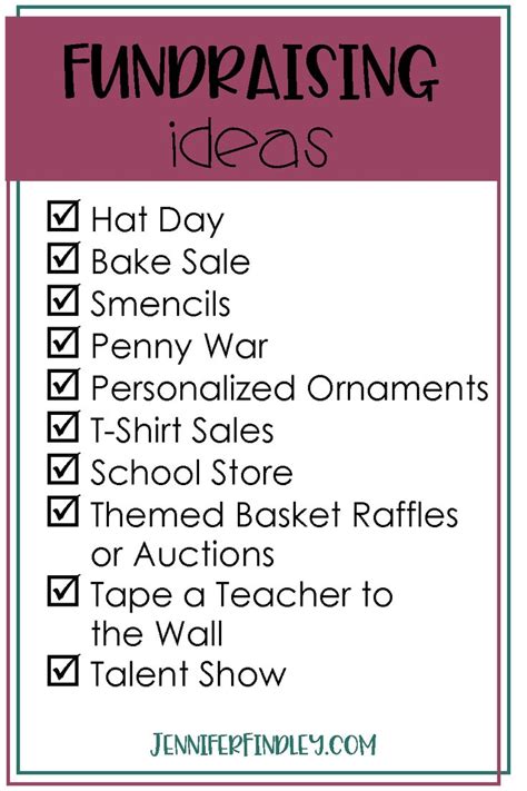 Fundraising Ideas for Schools and Teachers - Teaching with Jennifer Findley | Fundraiser ideas ...