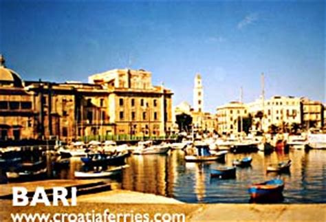 Bari, Italy to Croatia ferries