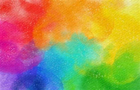 Beautiful Watercolor Colorful Rainbow Background 1978304 Vector Art at ...