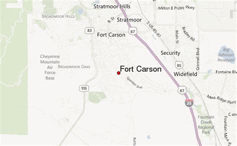 Fort Carson Location Guide