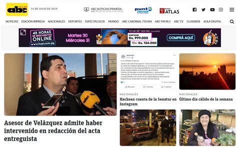 Diarios y Noticias del paraguay 】⓴⓴ ᐈ información, deportes