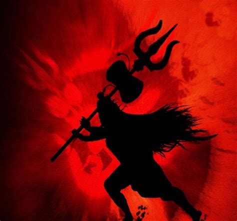 Download Majestic Silhouette of Lord Shiva - The Enigmatic Mahakal in HD Wallpaper | Wallpapers.com