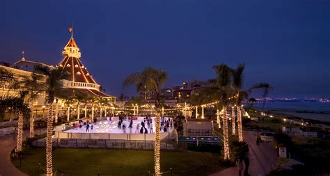 Hotel Del Coronado Ice Skating Ring - San Diego Travel Blog