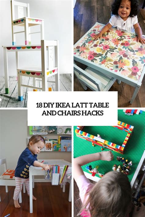 18 DIY IKEA Latt Table And Chairs Hacks - Shelterness