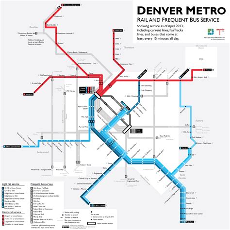 Learn to love the bus with a map of RTD’s best routes – DenverUrbanism Blog