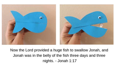 Jonah and the whale craft for kids – Out Upon the Waters