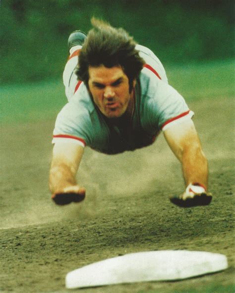 PETE ROSE 8X10 PHOTO CINCINNATI REDS BASEBALL MLB PICTURE HEAD FIRST SLIDE - Baseball-MLB