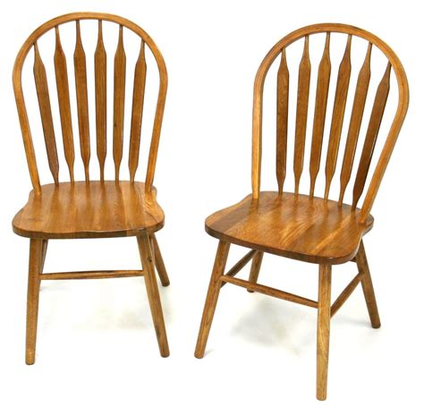 Solid Oak Windsor Chairs (Arrow Back) | Wooden kitchen chairs, Chair, Windsor dining chairs