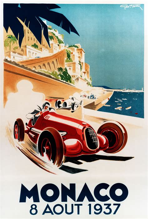 Pin by Lorraine Wile on max's room. | Vintage racing poster, Vintage ...