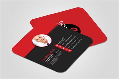 Small Social Card Template | Business Card Templates ~ Creative Market