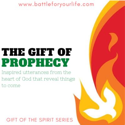 The Gift of Prophecy – Battle For Your Life