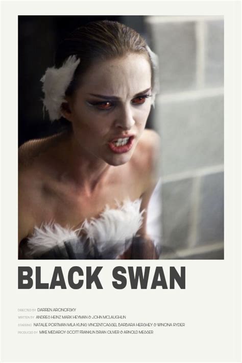 Black swan poster | Black swan movie, Black swan, Aesthetic movies