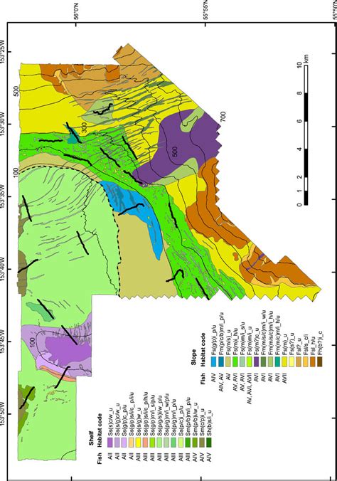 3 Habitat map of the Snakehead site. Physiographic setting and... | Download Scientific Diagram