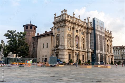 Palazzo Madama. Turin Stock Photo | Adobe Stock