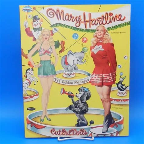VINTAGE WHITMAN MARY HARTLINE Paper Cut Out Dolls #1175 ORIGINAL 1953 *UNCUT* $47.95 - PicClick