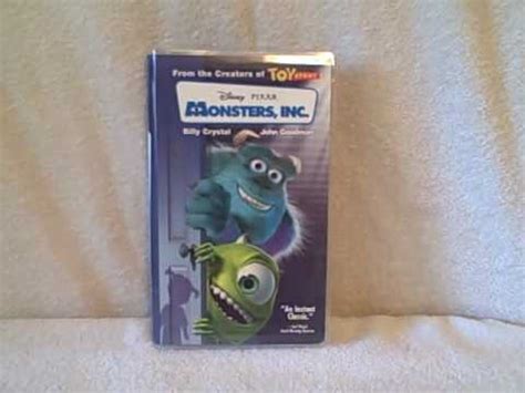 Monster Inc. VHS Tape - YouTube