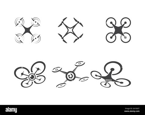 Template Drone Logo, drone logo, Drone icons set. Logos templates of flying drones, Drone Photo ...