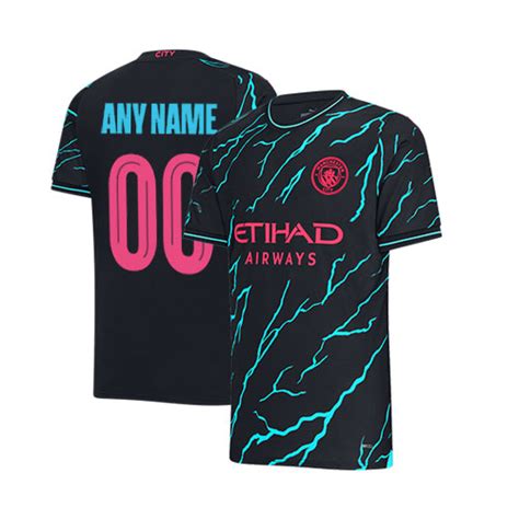 Manchester City Third Kit 2023-24 Customisable - Jersey Kit