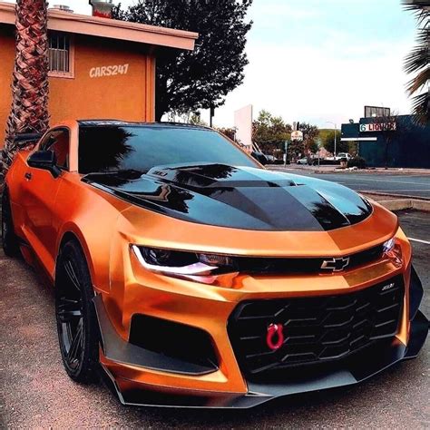 Burnt orange chrome Camaro ZL1 - #car #racing #tuning #carracing # ...