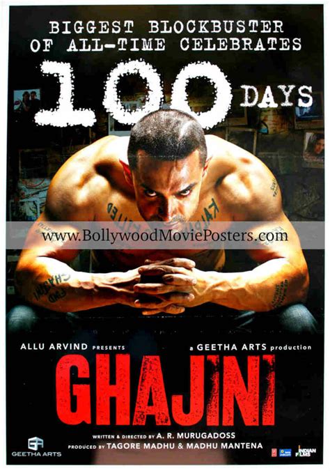 Ghajini movie poster for sale online: Buy rare original old Bollywood ...